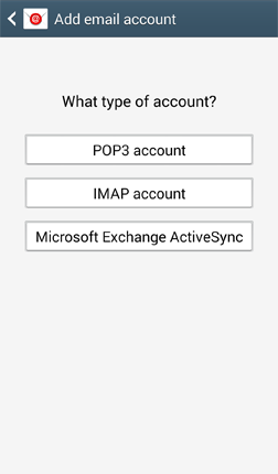 Internet Mail Select Type